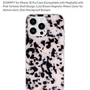 Scorpify-Pink Tortoise iPhone 16 Pro Case
